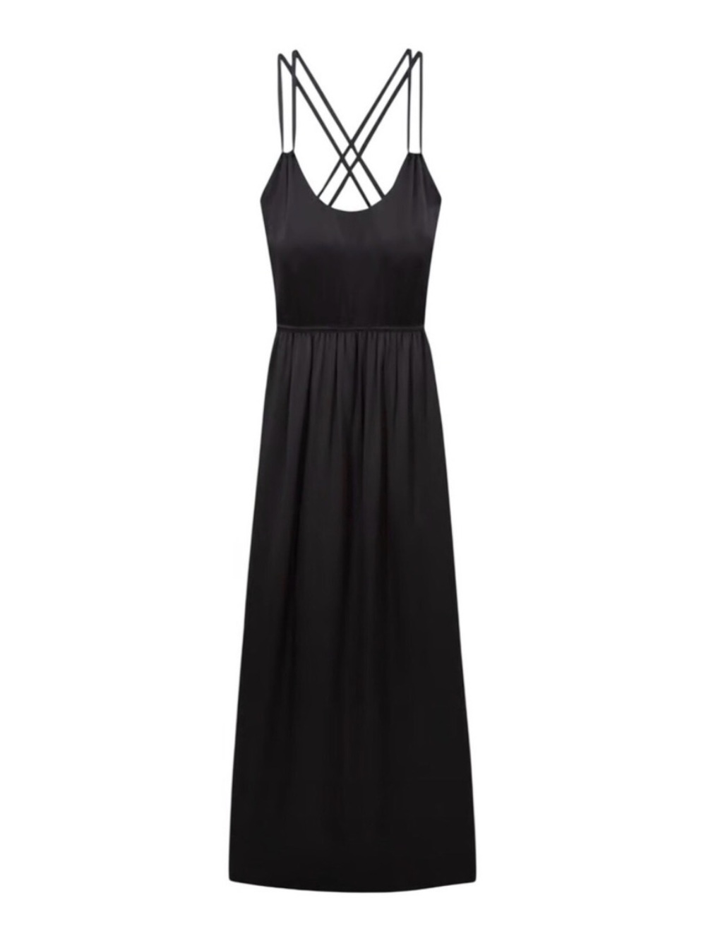 NWT The Kooples Maxi Cream backless Drawstring Dress dress size Small
